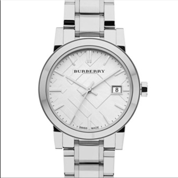 Burberry Large Check Stainless Steel Watch 34mm - Picture 2 of 5